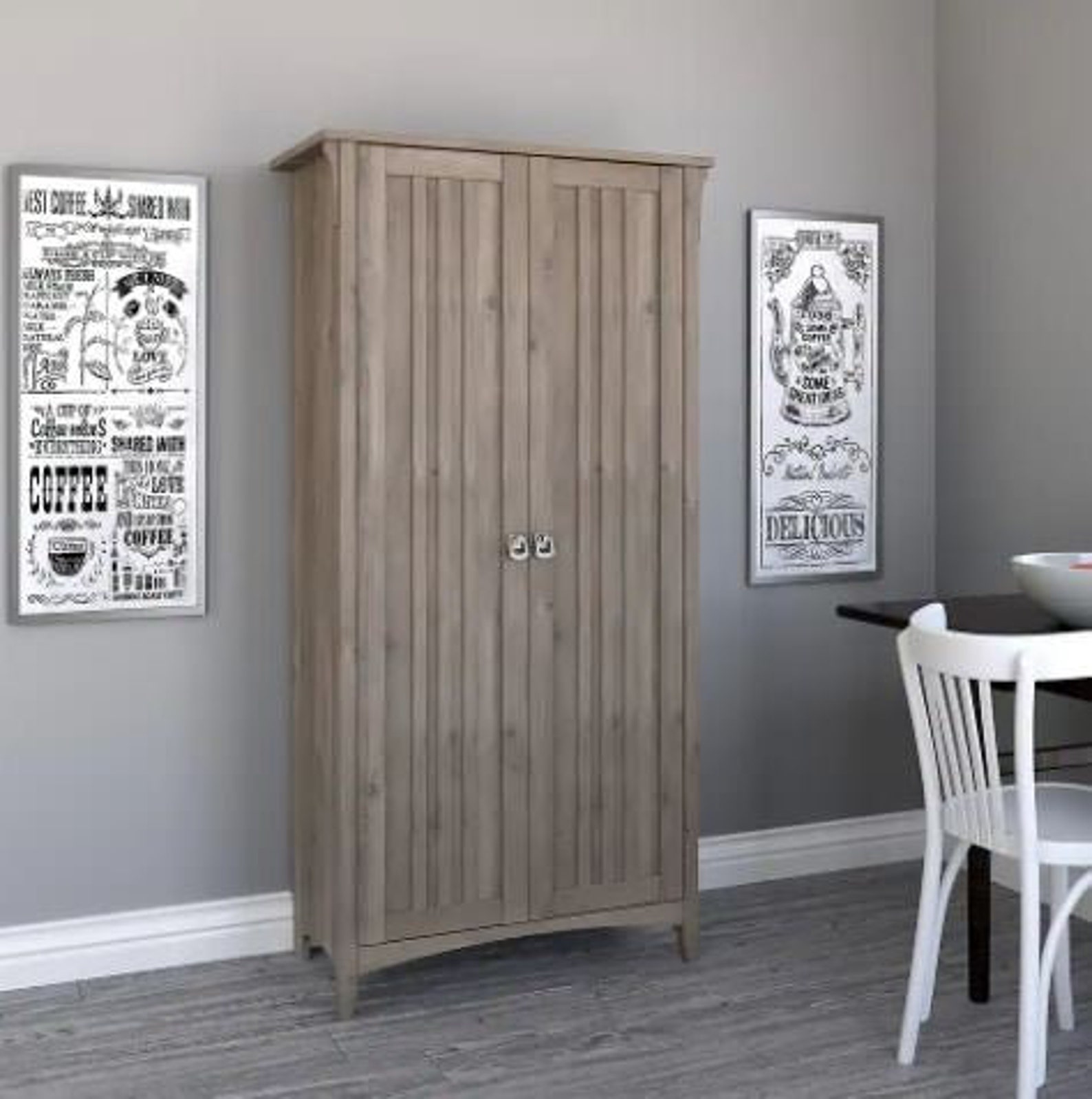 The Gray Barn Lowbridge Kitchen Pantry With Doors Etsy