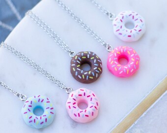 Donut Necklace Candy Jewelry Kawaii