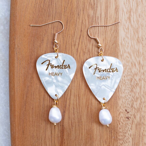 Guitar pick earrings punk earrings guitar pick jewelry music earrings fender jewelry