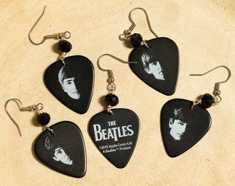 The Beatles Earrings - Paul McCcartney, John Lennon, Ringo Star, George Harrison