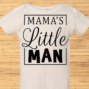 Tutina da bambino/tutina da piccolo uomo della mamma, tutina da piccolo uomo, maglietta da bambino da piccolo uomo