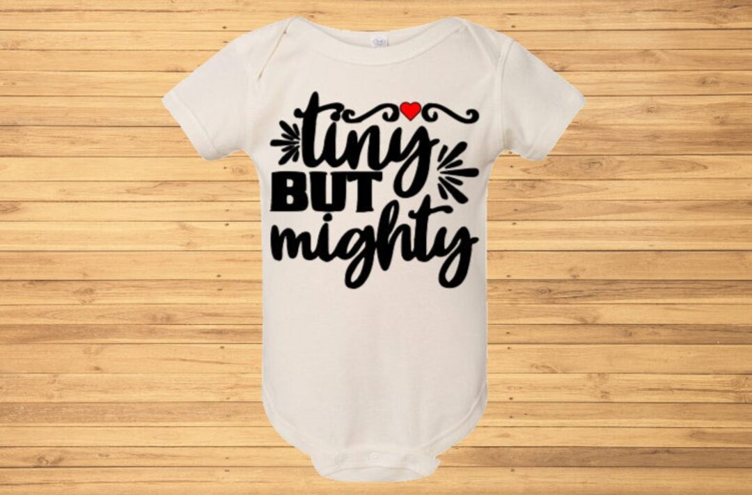 Tiny but Mighty Onesie/toddler Shirt - Etsy
