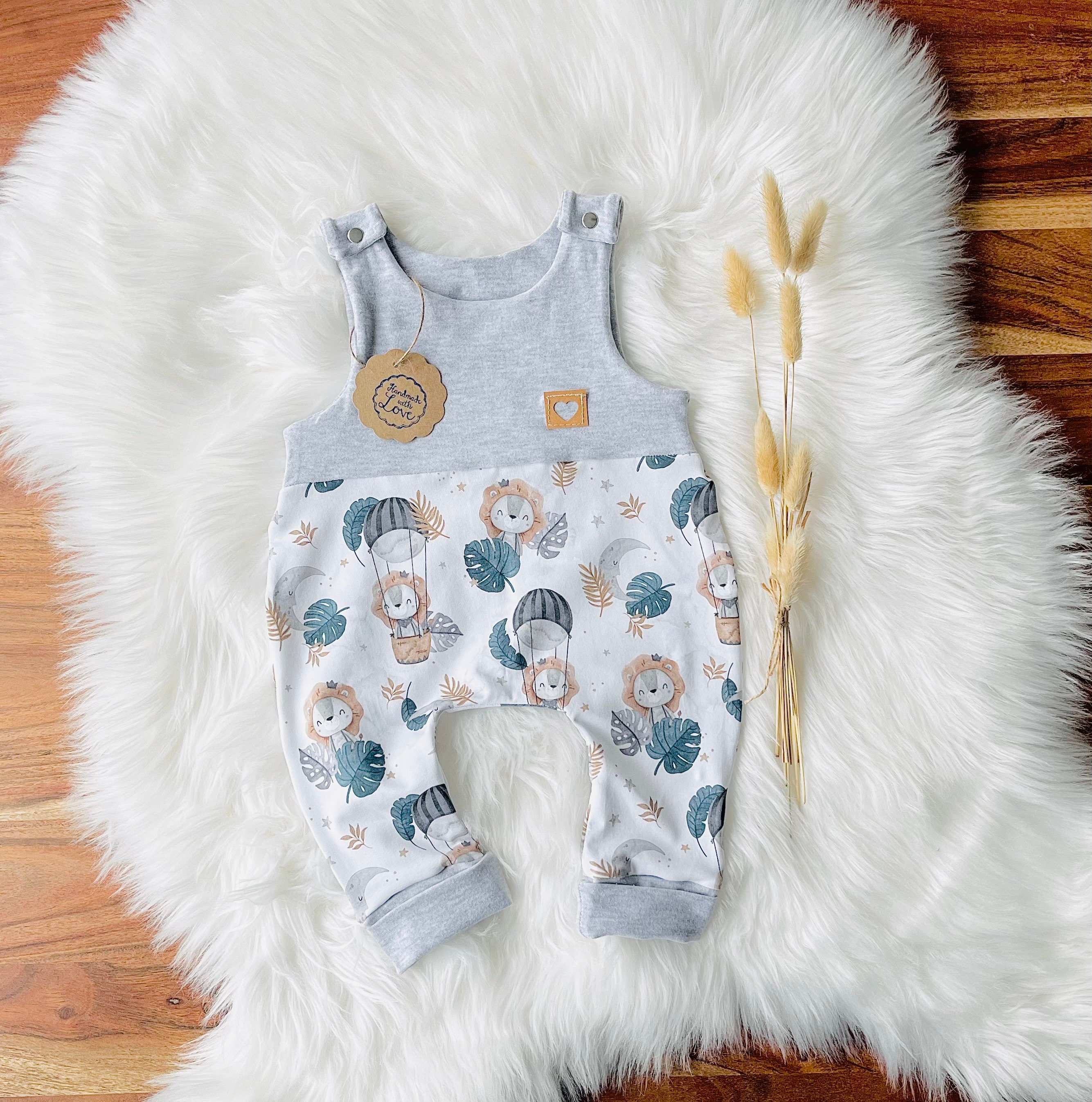 Romper Baby Boy Lion Hot Air Balloon