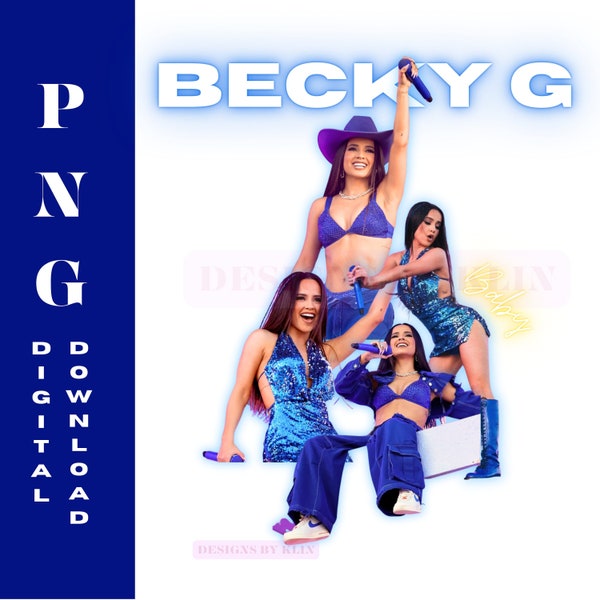 Becky G Vintage PNG | Sublimation | DTF | SVG | Coachella | Becky G Graphic | Merch