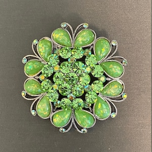 Fabulous High End Green Brooch - Juliana?