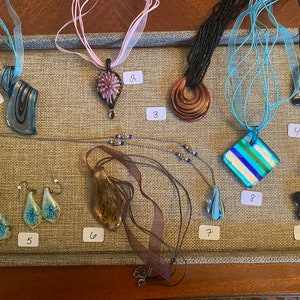 Art Glass Pendants and Earrings