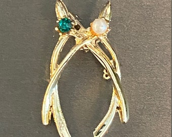 Doble Wishbone Pin/Broche