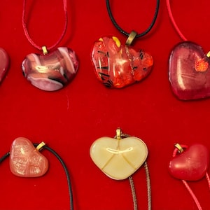 Artist Handmade Heart Pendants 2