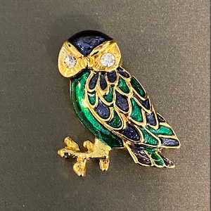 Enamel Owl Pin