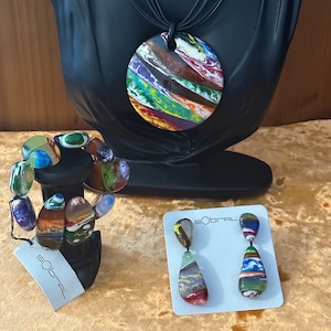 Carlos Sobral Brazil Onda Statement Pendant Necklace and Coordinates