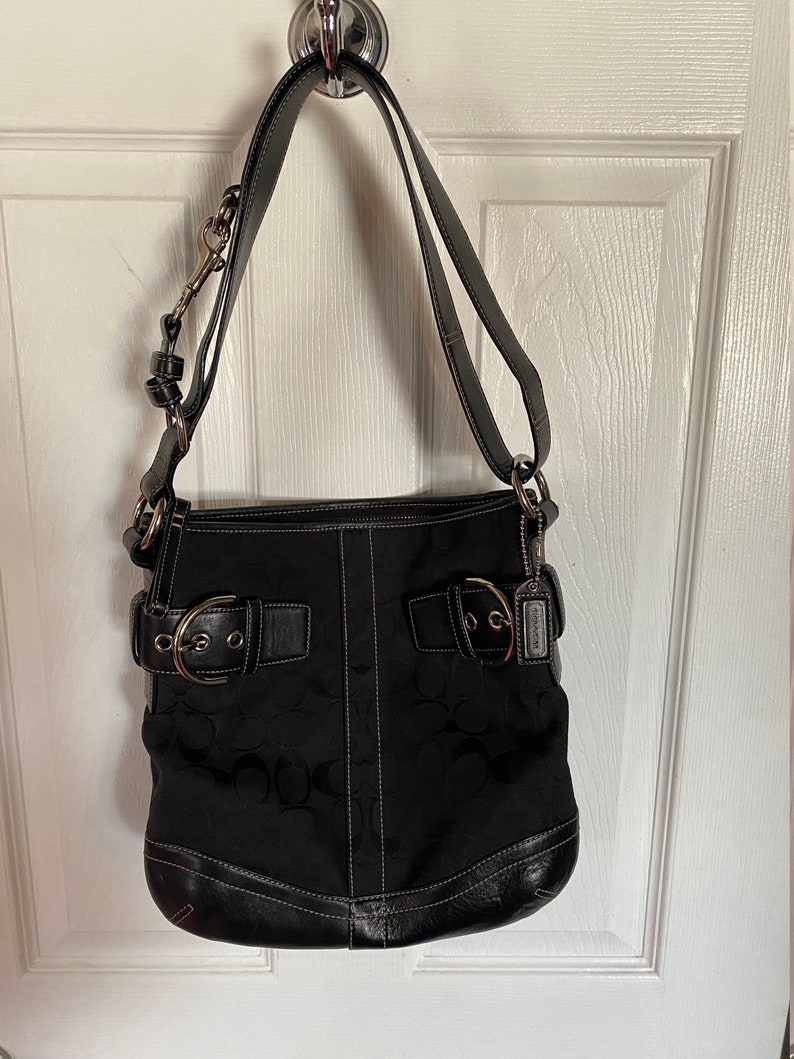 Coach Signature Crossbody/Shoulder Bucket Bag image 1