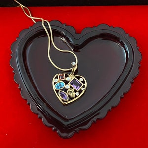 New Made In Italy Gold Plated Necklace with Heart Pendant