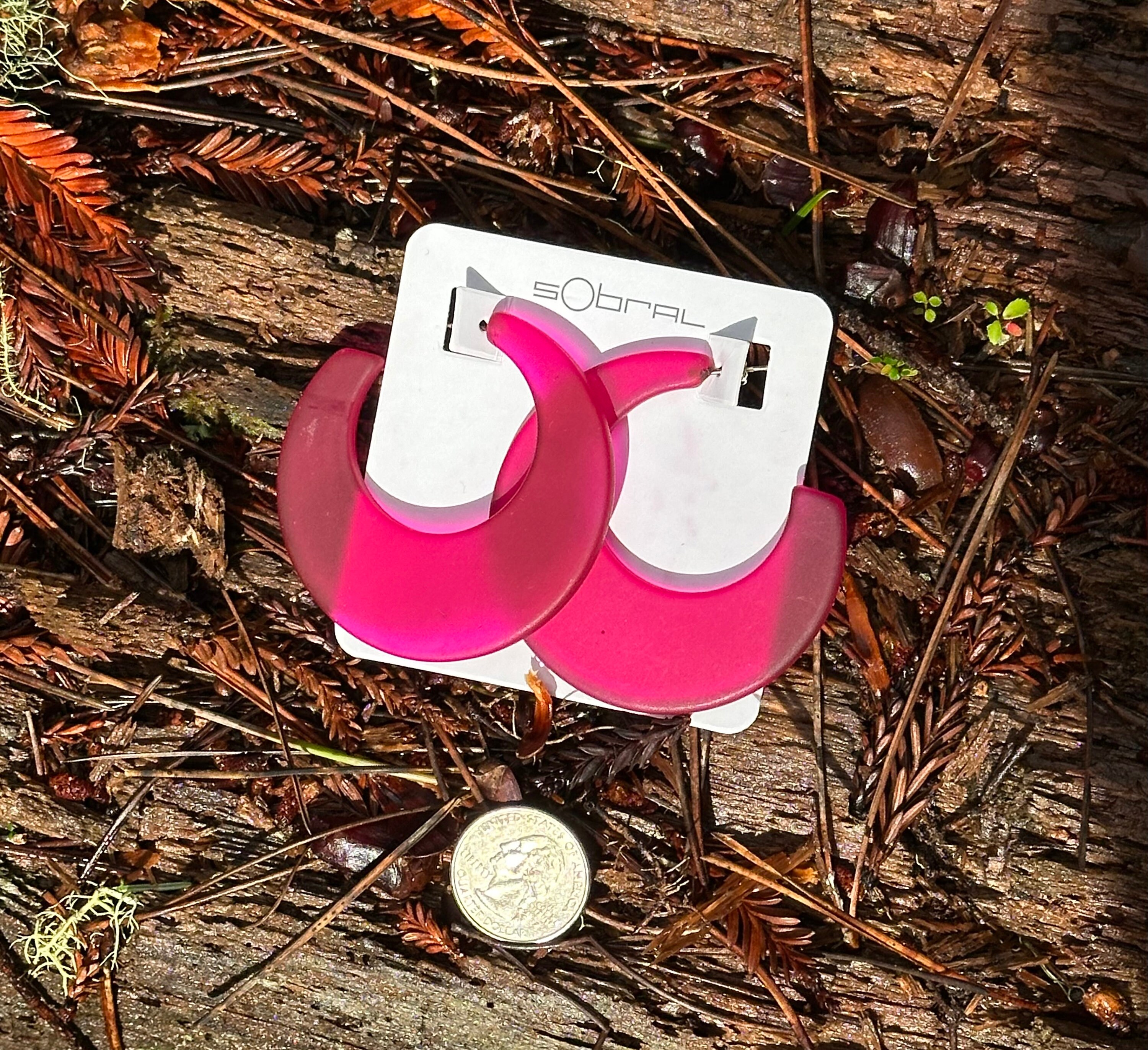 Boucles D'oreilles Du Créateur Brésilien SOBRAL, Belle Paire Unique Et Stylée, Neuves Sans Emballage