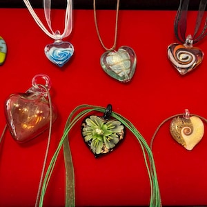 Artist Handmade Heart Pendants 7