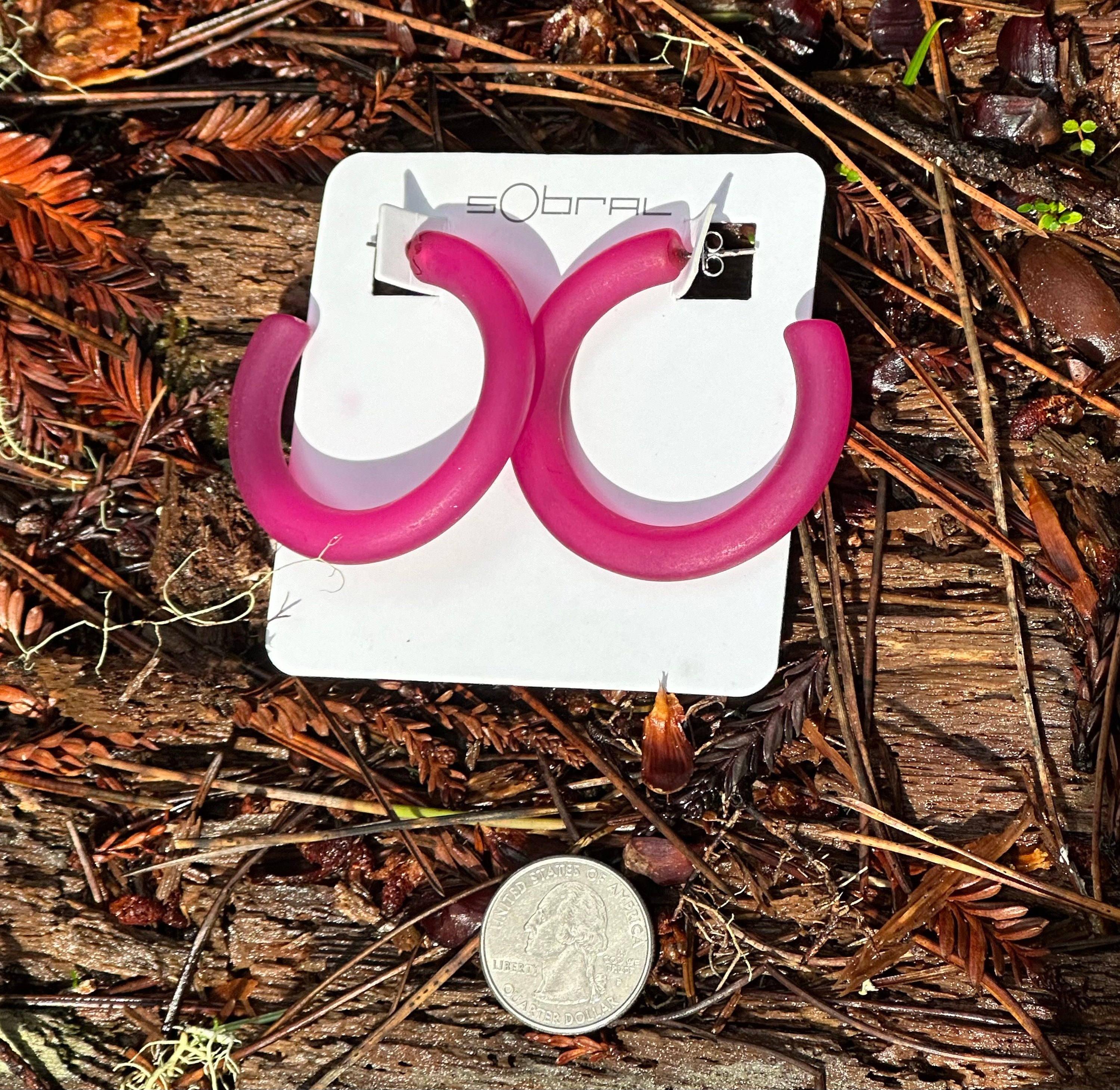 Boucles D'oreilles Créateur Brésilien SOBRAL - Belle Paire, Neuf Sans Emballage