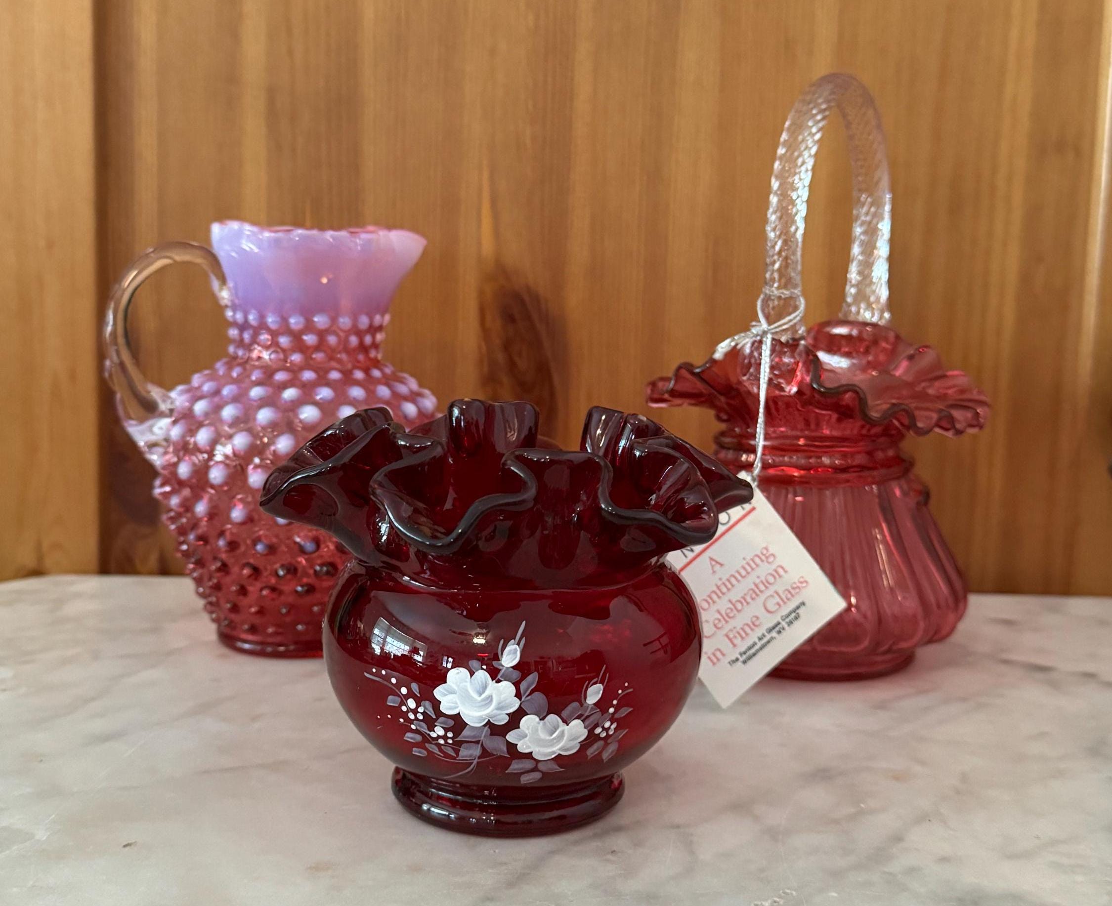 Fenton Cranberry - Etsy