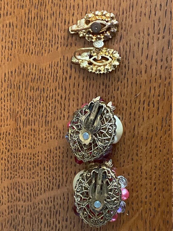 Vintage Unsigned Miriam Haskell Rhinestone and Be… - image 5