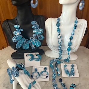 Carlos Sobral Brazil Jewelry Azul Onda NEW