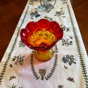 Amberina L E Smith Moon and Stars Dish
