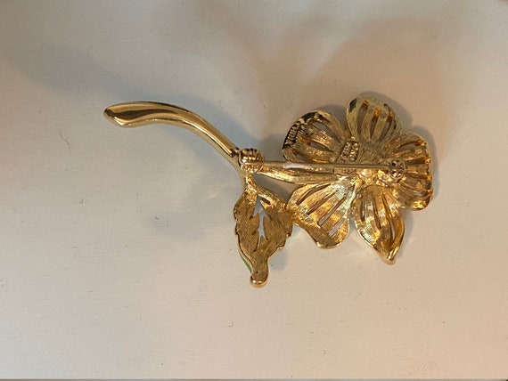 Vintage Nolan Miller Flower Brooch/Pin - image 6