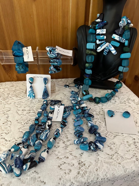 Carlos Sobral Brazil Jewelry Mix Collections Azul
