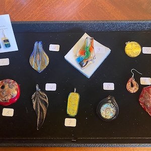 Art Glass Pendants and Earrings
