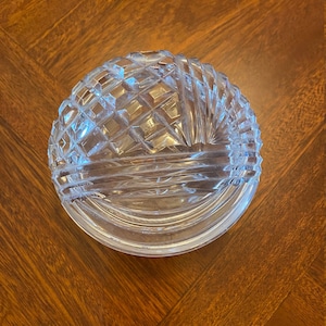 Cut Crystal Powder/Trinket Box