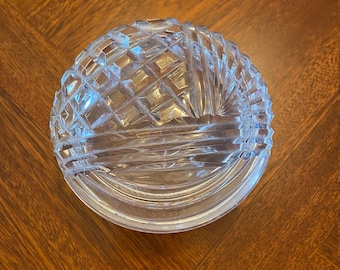 Cut Crystal Powder/Trinket Box