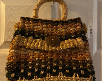 Vintage Stroh Handtasche