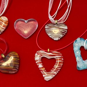 Artist Handmade Heart Pendants 6
