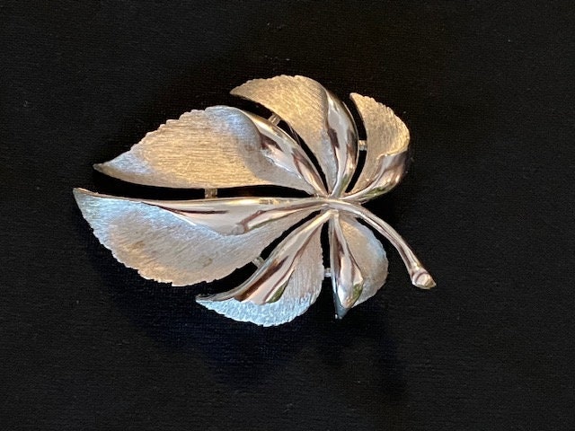 ヴィンテージ サイン入り クラウン トリファリ ブラッシュド シルバー