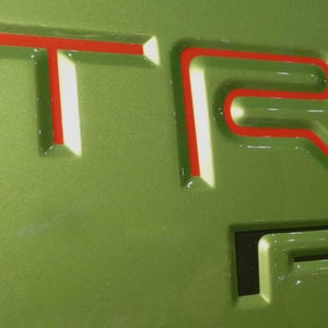 Premium Cast Vinyl Decal Letter Inserts for 2022-2023 Tacoma TRD Pro Bedside Fenders x2