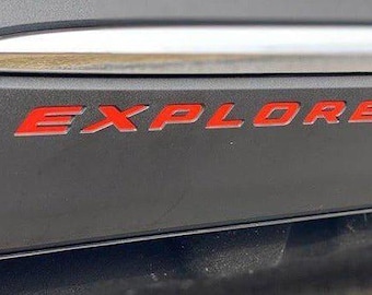 Premium Cast Vinyl Decal Letter Inserts for 2020-2025 Explorer Doors x2