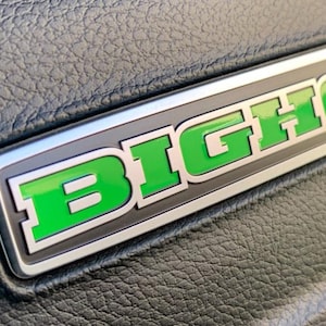 Premium Cast Vinyl Decal Letter Inserts for 2019-2026 RAM 1500 BIGHORN Dashboard