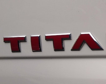 Premium Cast Vinyl Decal Letter Inlays for 2016-2024 Titan Doors and Tailgate