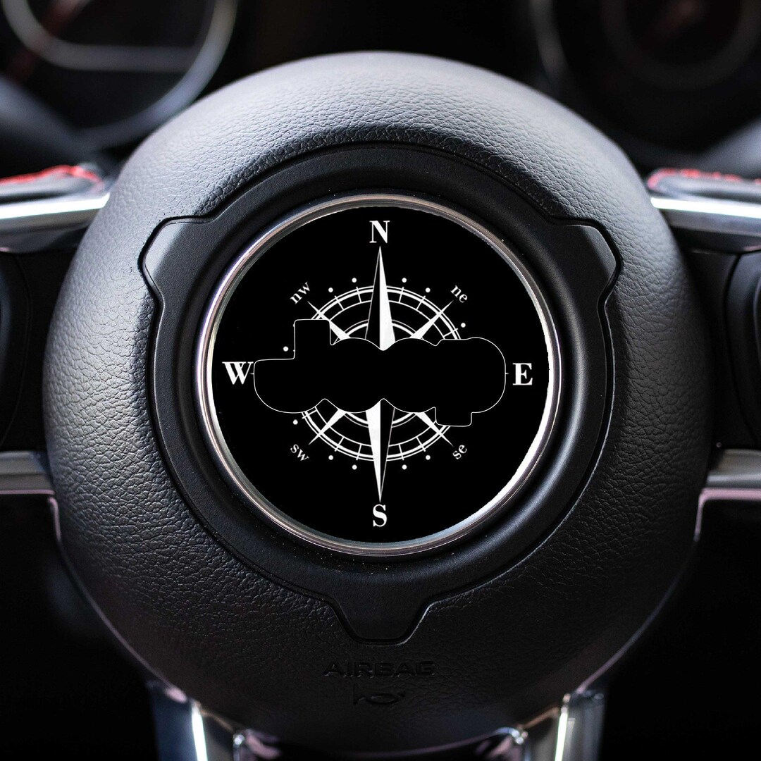 Compass Steering Wheel Decal for Jeep - Etsy