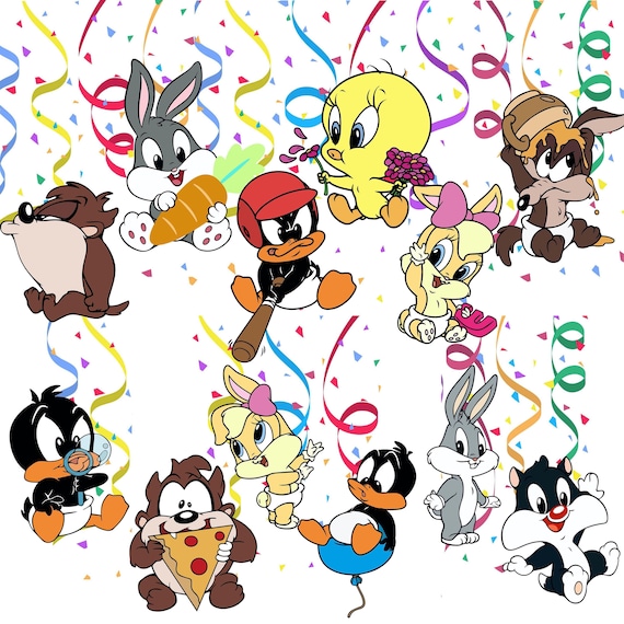 12 Pcs Cartoon Baby Looney Party Hanging Swirls Ceiling - Etsy 12 Pcs Cartoon Baby Looney Party Hanging Swirls Ceiling - Etsy