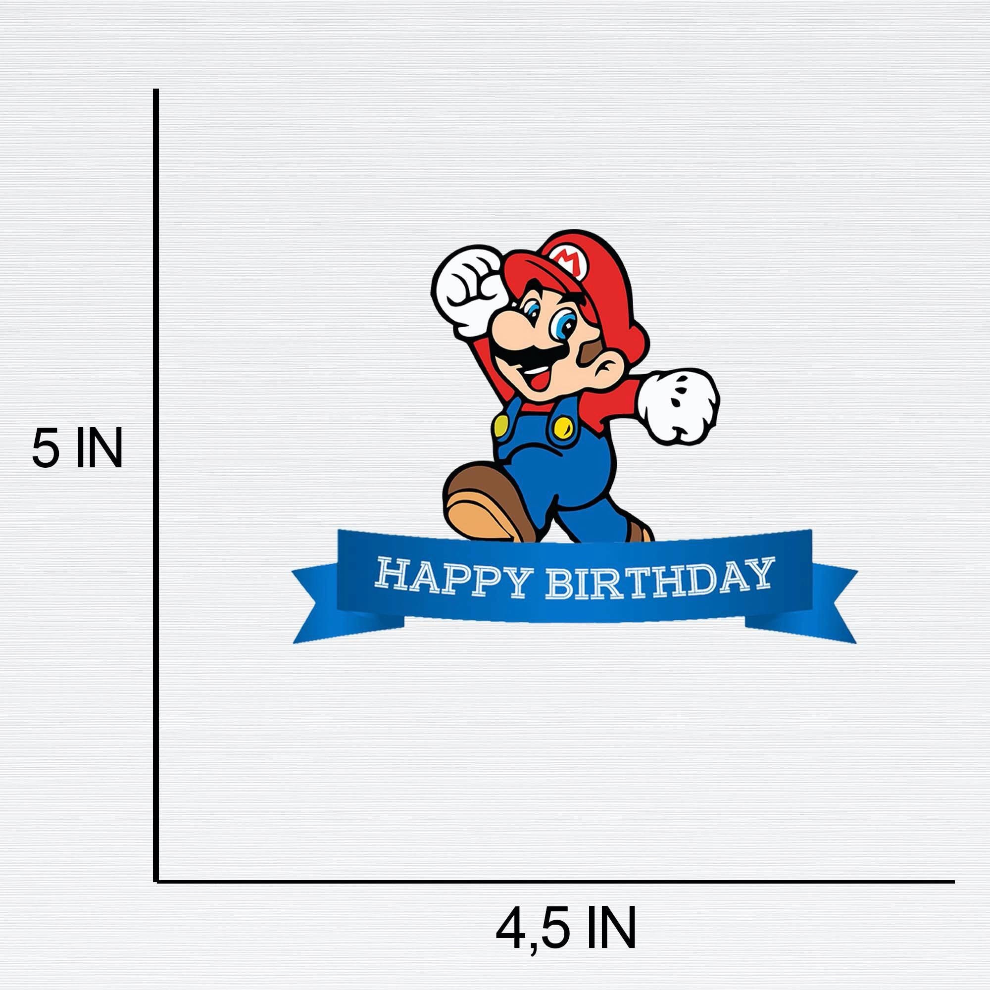 Supermario Cake Topper Supermario Cake Topper Etsy Australia