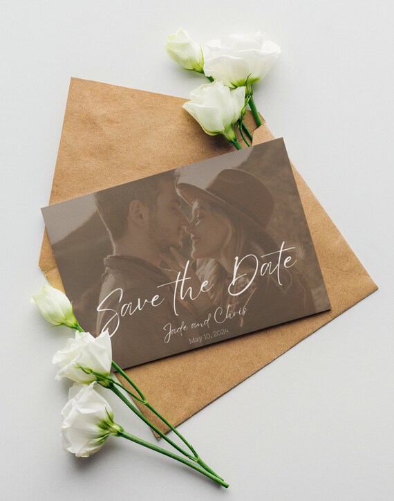 Modern Save The Date Invitation Template | Wedding Save the Date Invitation, Editable Wedding Invitation, Save the Date Wedding Template
