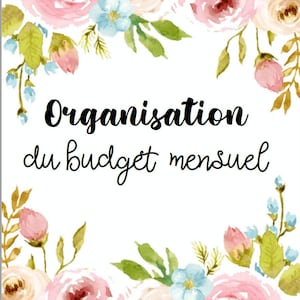 Organizzazione del budget mensile