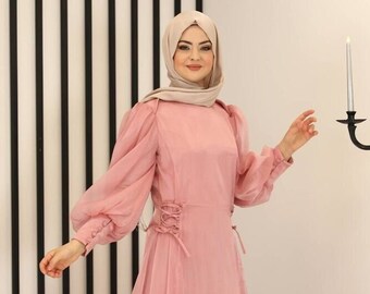 Hijab Evening Dress Muslim Dress Plus Size Hijab Abaya for