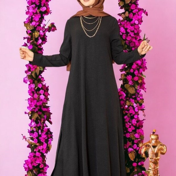 Abaya musulmane / Robe islamique / Costume / Deux pièces de costume islamique / Cadeau pour le ramadan / Elégant / Costume quotidien / Modeste / Costume islamique / Femme