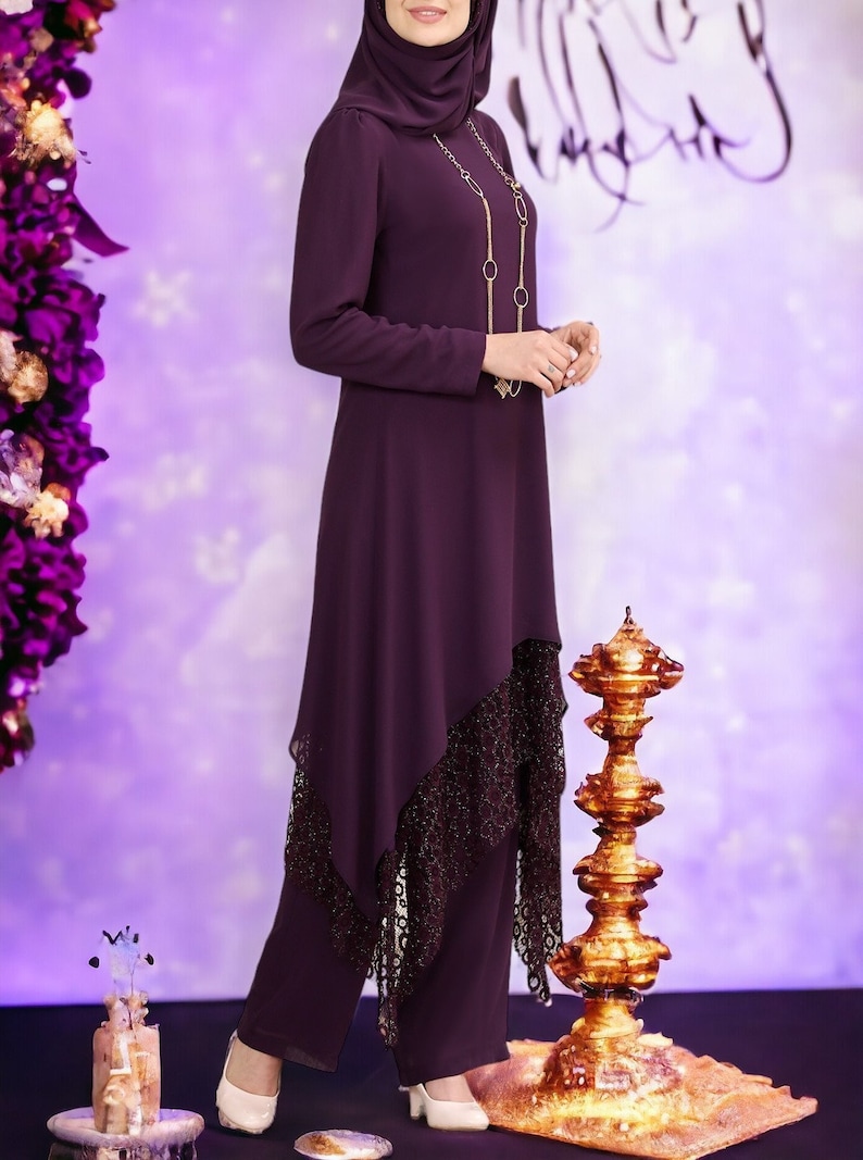 Islamisches Neues Tuch / Anzug Für Frauen / Hijab / Geschenk Für Frauen / Sommerkleid / Anzug Für Abaya / Bescheiden / Neue Kleider / Maxi Kleid / Täglicher Anzug Bild 1