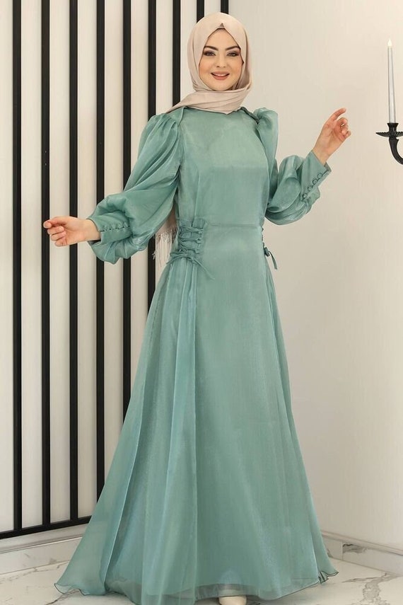 Hijab Evening Dress Muslim Dress Plus Size Hijab Abaya for