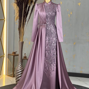 Exclusive Satin / Wedding Dress / Prom Dress / Islamic Cloth / - Etsy