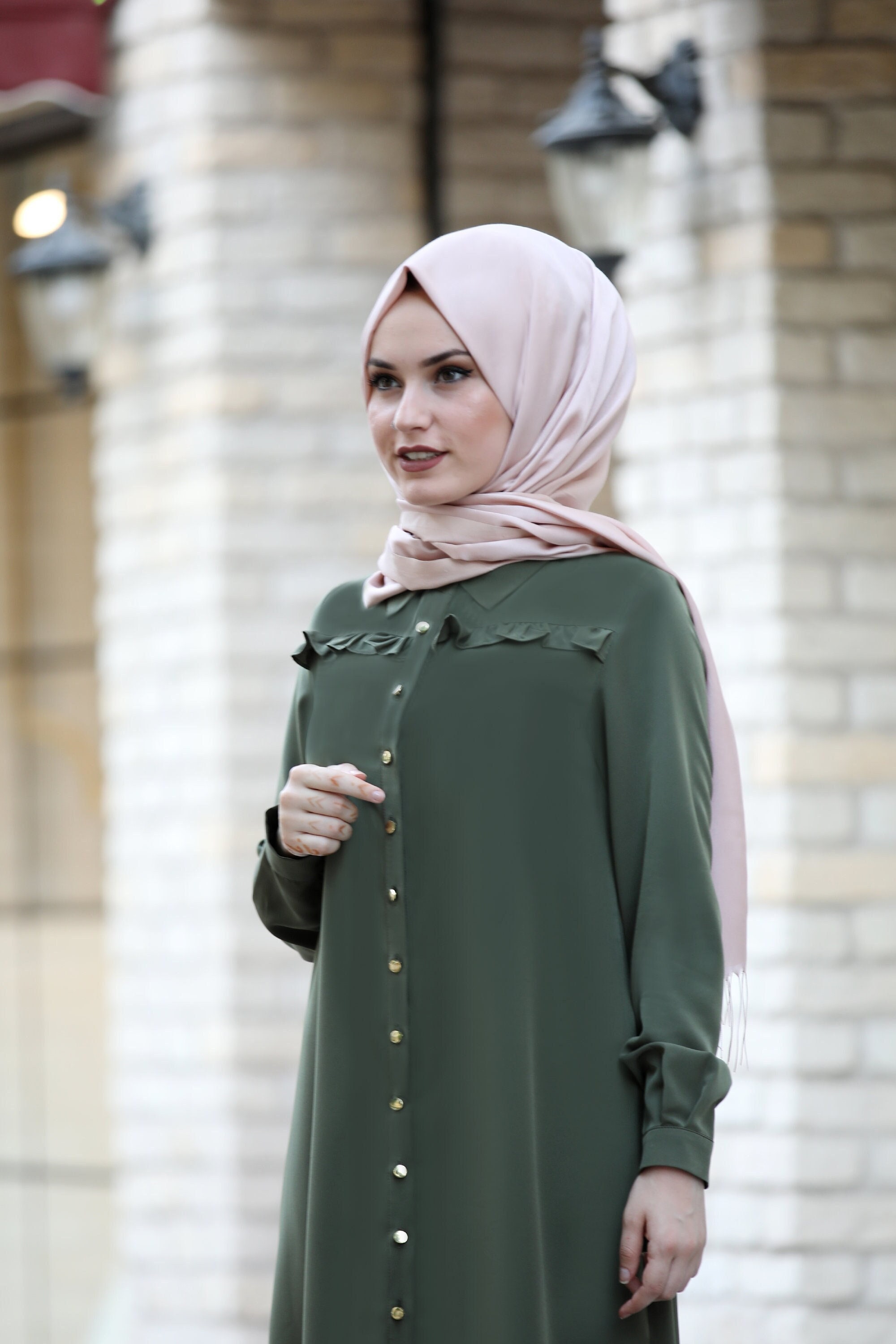 SpecialFashionStudio Muslim Long Tunic / Hijab Evening Dress / Abaya for Women / Gift for Muslim / Daily Summer Dress / Islamic Suit for Muslim / New Season