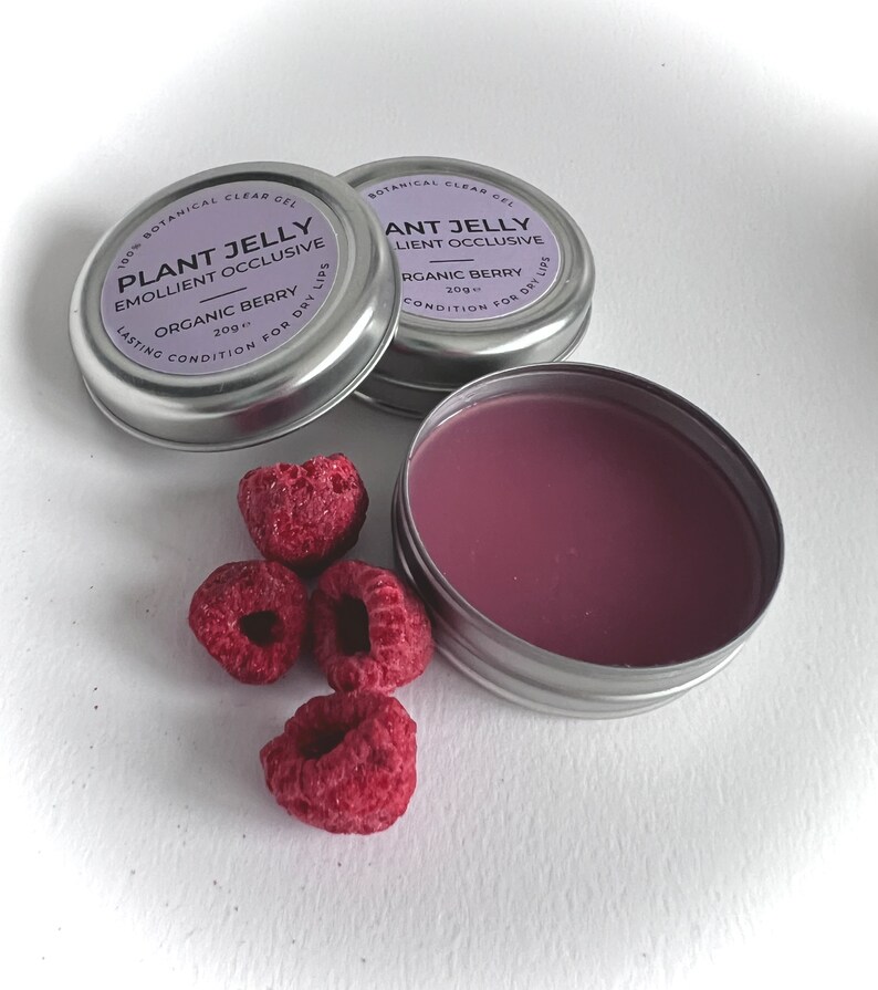 Plant Jelly Organic Berry Lip Gel, Petroleum Alternative, Botanical, Lasts Longer to a Balm ...