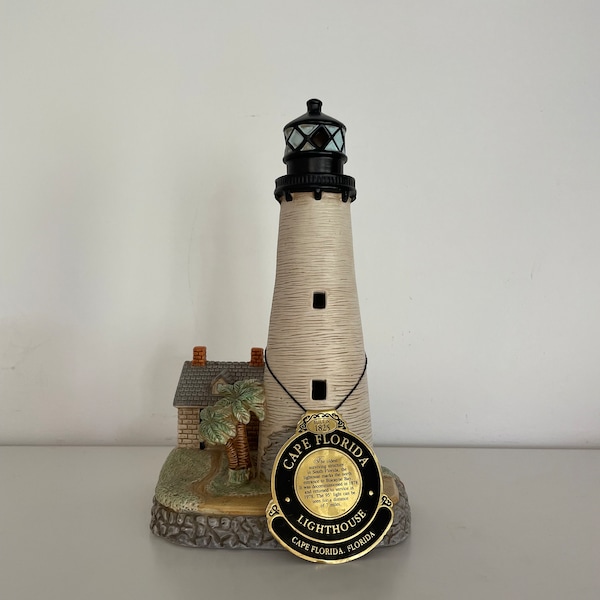 Cape Florida Lighthouse - Lefton Lighthouse - Florida Lighthouse - Historic American Lighthouse - Lighthouse Lamp