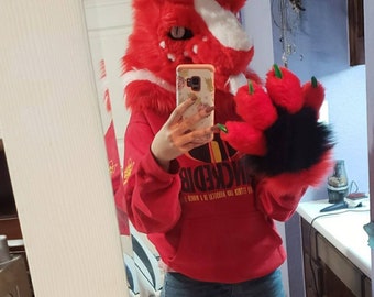 Custom fursuit paws (read description)