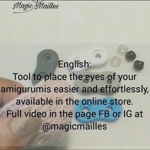 Clips-Oeil pour amigurumis Invention propre d'un produit révolutionnaire Livraison gratuite Format lettre simple image 8